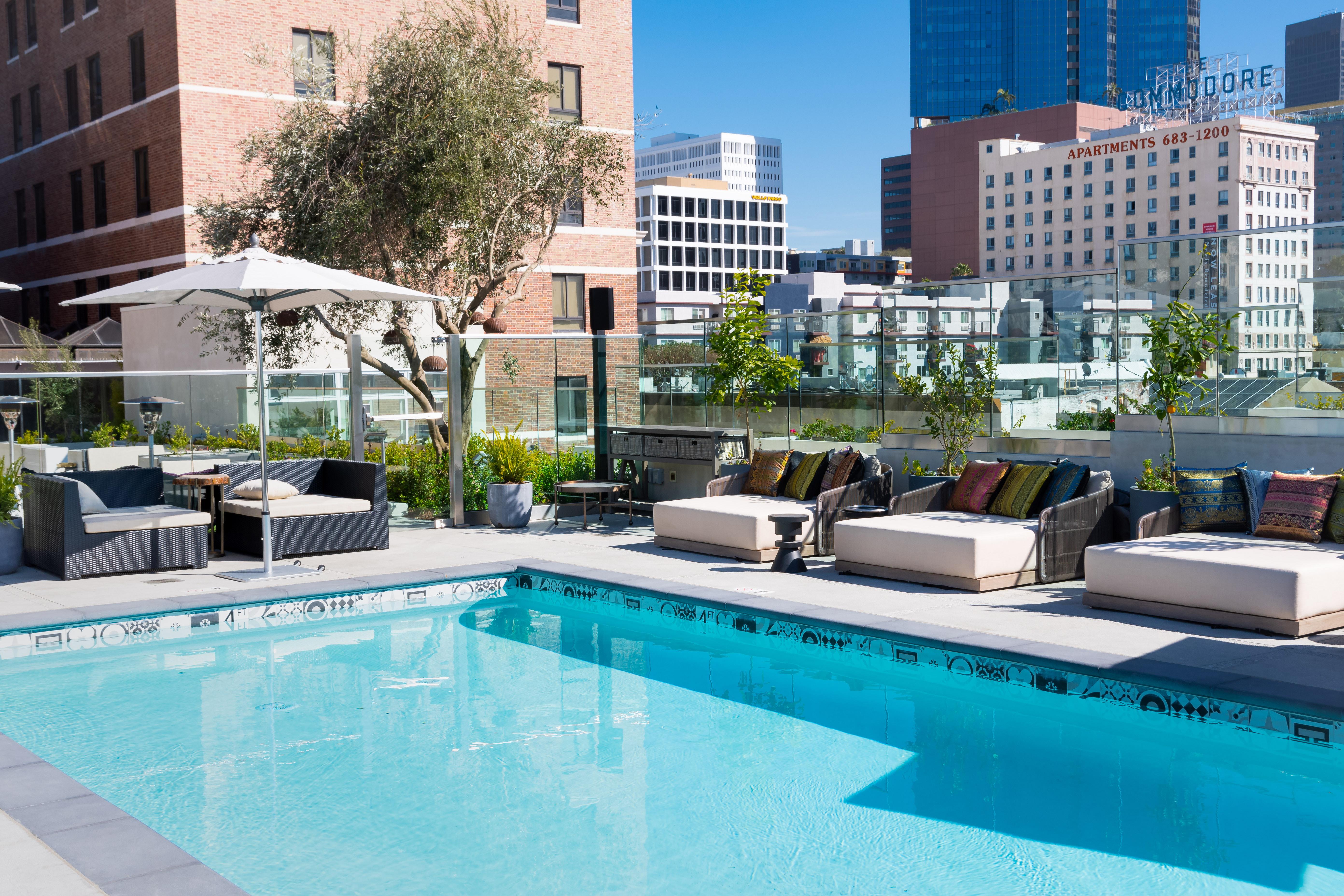 The Mayfair Hotel Los Angeles Exterior foto